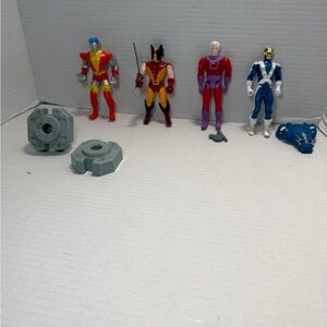 Vintage X-Men Action Figure Lot of 4 Marvel ToyBiz 1991